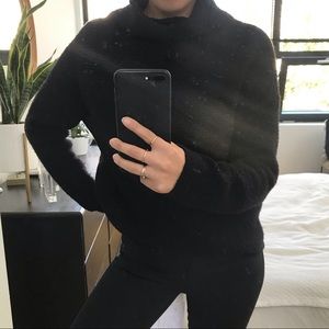 Mock Neck Oversized Sweater